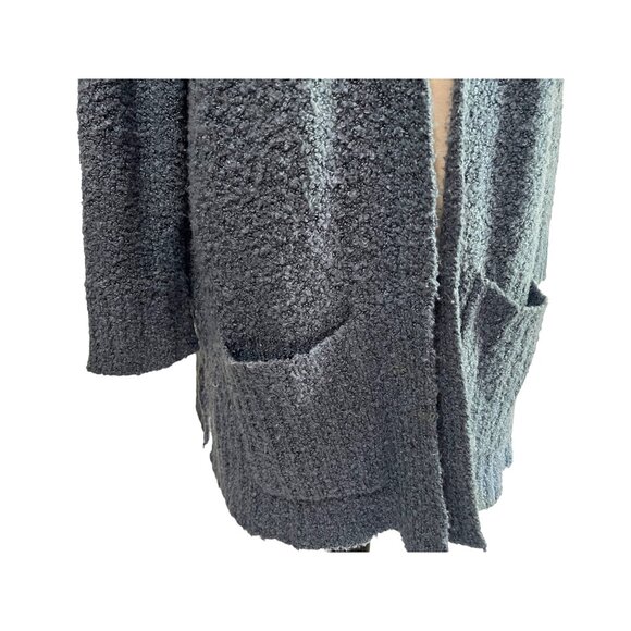 Alexandra + Oak Blue Knit Long Open Front Cardigan Sz XXL Womens Warm Winter Out - Picture 3 of 7